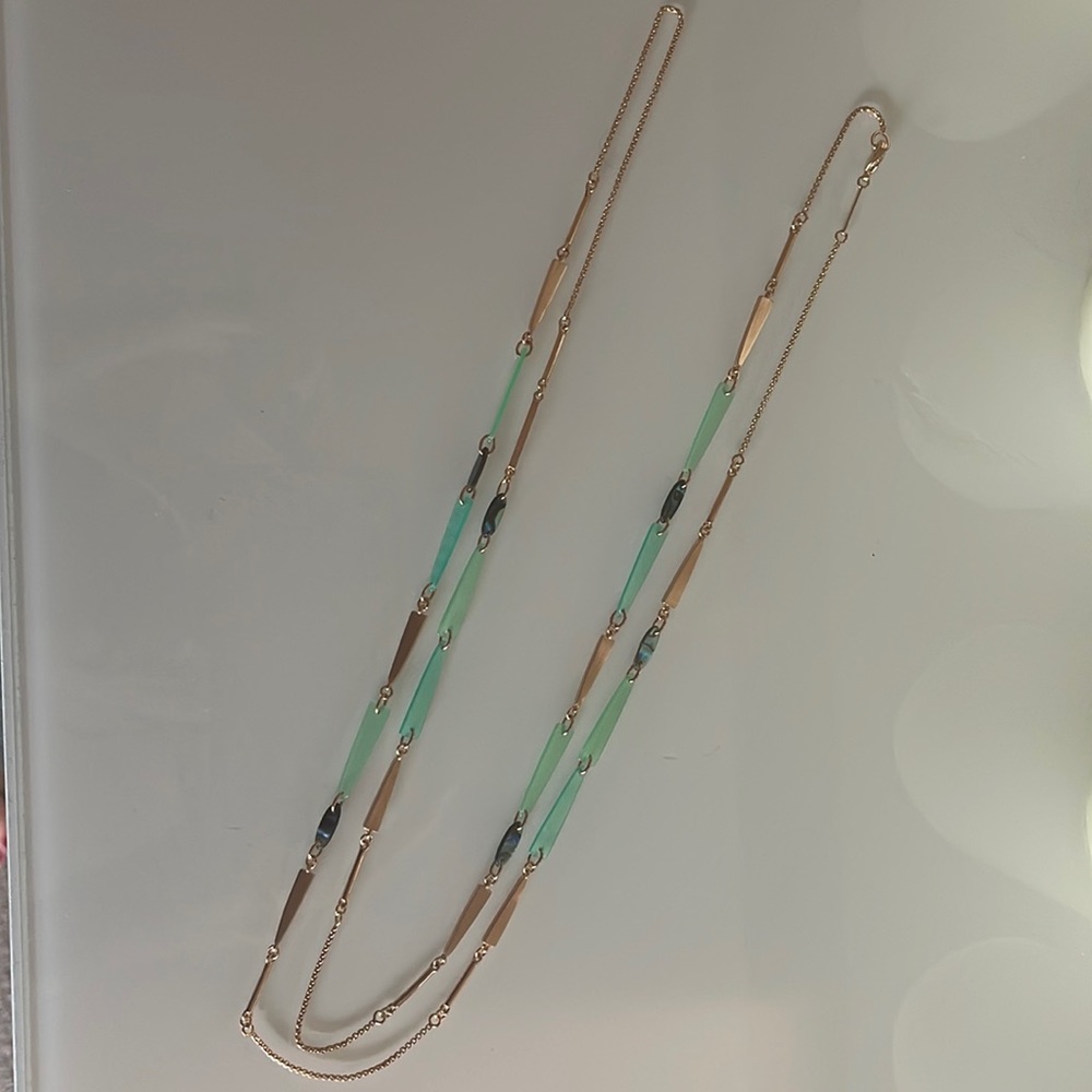 Kendra Scott Rose Gold Long Necklace